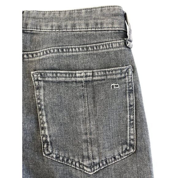 Rag & Bone Cate Mid Rise Ankle Skinny Jeans Colby Gray Size 26 Revolve $255 - Picture 14 of 16